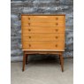 Fantastic Tall Alfred Cox Mid Century Teak Chest Of Drawers