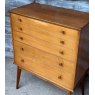 Fantastic Tall Alfred Cox Mid Century Teak Chest Of Drawers