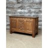 Antique Carved English Oak Chest C1900