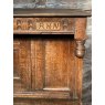 Antique 17th Century Style Gothic Revival Oak Court Cupboard