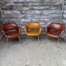 Mid Century Executive Chairs By Olli Mannermaa For Martela