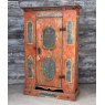 Beautiful Naive 18th Century Austrian Painted Marriage Cabinet C1788