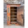 Beautiful Naive 18th Century Austrian Painted Marriage Cabinet C1788