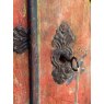 Beautiful Naive 18th Century Austrian Painted Marriage Cabinet C1788