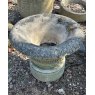 Vintage Reclaimed Large Planter On Plinth 1950's