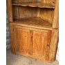 Antique Late Georgian Waxed Pine Large Corner Cupboard C1810