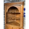 Antique Late Georgian Waxed Pine Large Corner Cupboard C1810