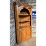Antique Late Georgian Waxed Pine Large Corner Cupboard C1810