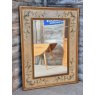 Fabulous Vintage Hand Painted & Gilt Wall Mirror