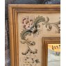Fabulous Vintage Hand Painted & Gilt Wall Mirror