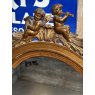 Antique 19th Century Triple Giltwood Folding Mirror