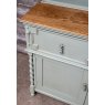 Fabulous Vintage Painted Oak Small Dresser