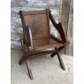 Antique English Oak Glastonbury Chair C1900