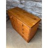 Antique 19th Century Waxed Pine Country Chest of Drawers