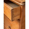 Antique 19th Century Waxed Pine Country Chest of Drawers