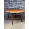 Vintage Ercol English Elm Drop Leaf Dining Table