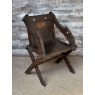 Antique Stained English Oak Glastonbury Chair c1900