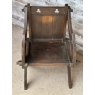 Antique Stained English Oak Glastonbury Chair c1900