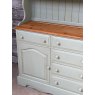 Large Painted Pine Glazed Dresser