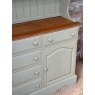 Large Painted Pine Glazed Dresser