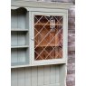 Large Painted Pine Glazed Dresser
