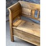 Handmade Solid Pine Hall Settle