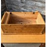 Antique Victorian Stripped Pine Rustic Blanket Box