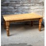 Vintage Large Solid Pine Dining Table