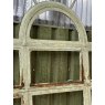 Reclaimed 1930's Large Galvanised Cast Iron Arched Window Frames