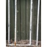 Reclaimed 1930's Galvanised Cast Iron Arched Window Frame
