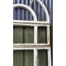 Reclaimed 1930's Galvanised Cast Iron Arched Window Frame