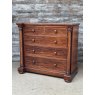 Imposing Antique Neoclassical Style Mahogany Chest Of Drawers