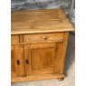 Vintage Early 20th Century Rustic Waxed Pine Cupboard
