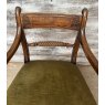 Antique Victorian Bow Back Mahogany Armchair