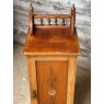 Beautiful Victorian Pine & Mahogany Bedside Cupboard