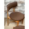 Retro G-Plan Teak Framed Upholstered Dining Chairs