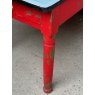 Unusual Painted Victorian Tin Topped Table