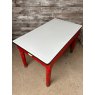 Unusual Painted Victorian Tin Topped Table