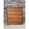 Antique Oversized Walnut Chest Of Drawers C1900