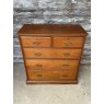 Antique Oversized Walnut Chest Of Drawers C1900