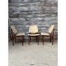 Vintage 1960's Elliots Of Newbury Teak Frame Dining Chairs