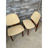 Vintage 1960's Elliots Of Newbury Teak Frame Dining Chairs