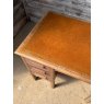 Antique Art Deco Limed Oak Kneehole Desk