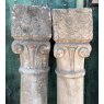 Reclaimed Antique Carved Stone Neoclassical Columns