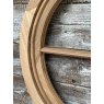 Round Oak Wooden Window (755mm Opening)