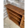 Antique Circa 1900 Solid Oak Low & Wide Bookcase