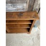 Antique Circa 1900 Solid Oak Low & Wide Bookcase