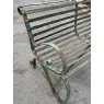 Good Antique Victorian Wrought Iron Garden Bench