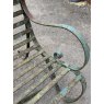 Good Antique Victorian Wrought Iron Garden Bench