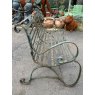 Good Antique Victorian Wrought Iron Garden Bench